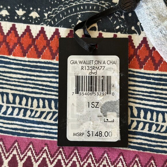 DKNY Gia Wallet on a Silver Chain Convertible Crossbody Yellow Leather NWT - Picture 11 of 11